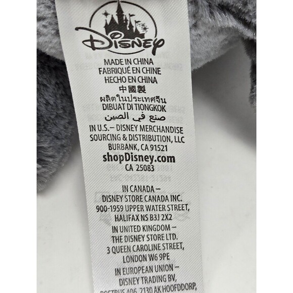 DISNEY PARKS EXCLUSIVE AUTHENTIC EEYORE BIG EYES PLUSH TOY COLLECTIBLE GREY PINK - Picture 11 of 12